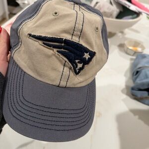 47 Brand Blue and Cream Cap with NFL Logo